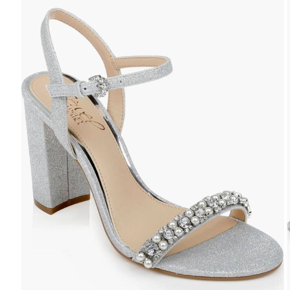 Badgley Mischka Dee Ankle Strap Sandal Size 9.5 New